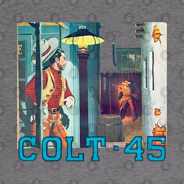 Colt 45 Buffalo Bill Western Cowboy Retro Comic by REVISTANGO